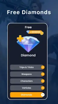 Free Diamonds For Fire FF Guide For 2021 Screen Shot 3