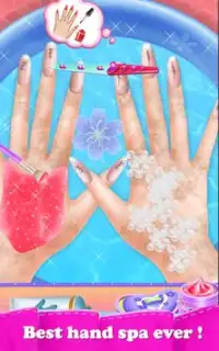 Indian Girl  nail salon Screen Shot 1