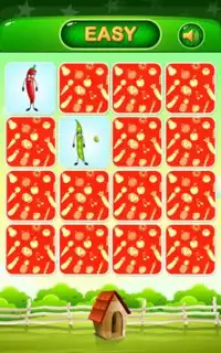 Vegetable Memory Match Game Screen Shot 3