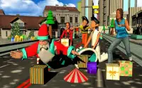 सांता क्लॉज़ क्रिसमस सुपर धावक बनाम पागल बच्चों Screen Shot 10