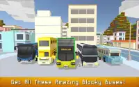 Blocky Bus SIM: Tourist Drive Screen Shot 2