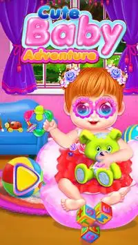 Cute Baby Adventure - Baby games for Little girls Screen Shot 0