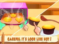 Dolce Cupcake Negozio - bambini cucinando I giochi Screen Shot 2