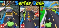 Endless escaping game Surfer Dash Screen Shot 0