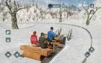स्नो डॉग स्लेजिंग ट्रांसपोर्ट गेम्स: शीतकालीन खेल Screen Shot 14