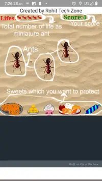 Smash the ant Screen Shot 2