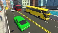 City Traffic Bus Racing Game Screen Shot 3