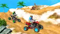 Quad-Bike Spiele: Motorrad Ren Screen Shot 1