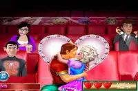 Ice Princess Theater Kissing Girl Game Screen Shot 2