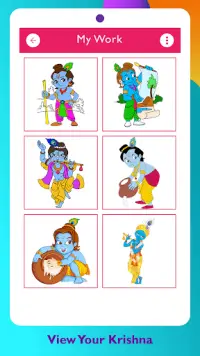 Lord Krishna Paint and Colors Screen Shot 2