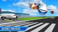 simulateur de vol réel: avion volant 2018 Screen Shot 4