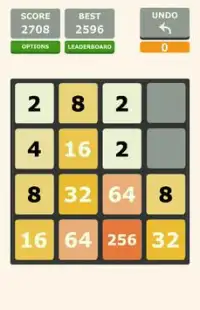 2048 Challenge Puzzle Game Screen Shot 2