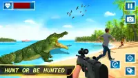 Crocodile Shooter Simulator : Sniper Shooting Game Screen Shot 0