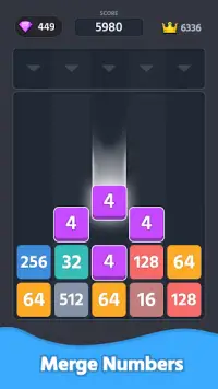 Merge Number - 2048 Number Puzzles Screen Shot 0