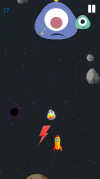 Meteors Rocket Game Screen Shot 2