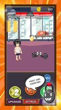 Idle Fight x Gym Screen Shot 1