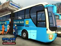 Police Uphill Bus Drive-Mega Bus Simulator Screen Shot 4