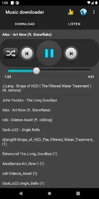 Music downloader Screen Shot 1