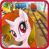 run litle happy pony subway