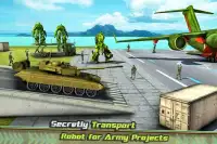 US Army Transport Game - Robot Transformation Tank Screen Shot 1