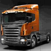 Puzzles Scania P Series Kippe Truck Spiel Kostenlo Screen Shot 3