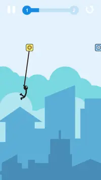 Stickman Stunt Hero : Hook And Swing Screen Shot 0