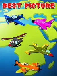 Super Plane Kids Jigsaw Puzzle Screen Shot 4
