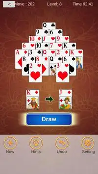 Pyramid Solitaire Screen Shot 4