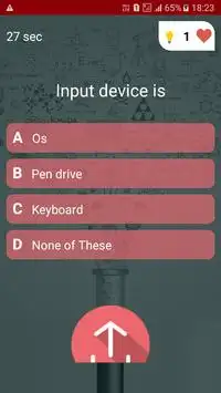 Basic Computer Quiz Screen Shot 3