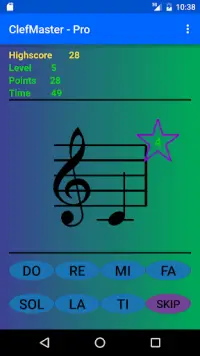 Clef Master - Music Note Game Screen Shot 0