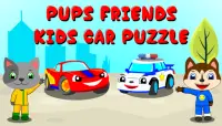 Paw Boom Kids Cartoon Car Puzzle - Pups Friends Screen Shot 0