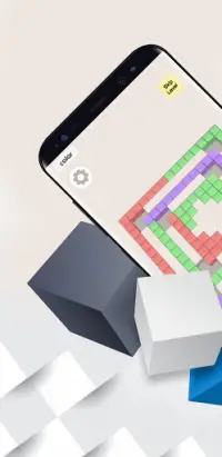 ပိတ်ပင်တားဆီးမှု ပေါင်းစည်း - အရောင် Cube ဝင်္ Screen Shot 0