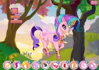 mi arco iris del unicornio - creador de caballo Screen Shot 1