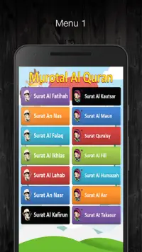 Complete Murotal Qur'an Children Screen Shot 1