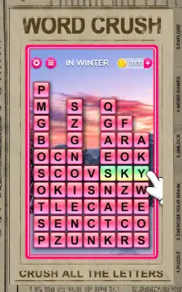 Word Crush - Fun Puzzle Game Screen Shot 1
