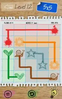 Draw-Flow: lovely puzzle game Screen Shot 1