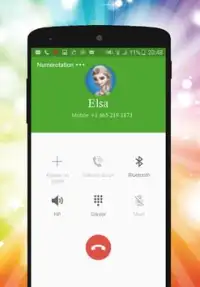 Fake Elsa Call Phone Prank Screen Shot 2