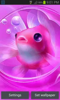 Cute Fish Live Wallpaper Screen Shot 0