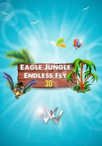 Eagle Jungle Endless Fly 3D 2019 Screen Shot 0