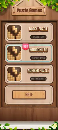 Wood Block Puzzle - all in one Screen Shot 0