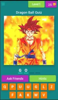 Dragon Ball Quiz Screen Shot 0