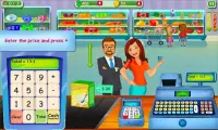Supermercado Cash Register: Meninas Cashier Games Screen Shot 5