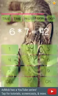 Cat Edition Math Training Game Screen Shot 1