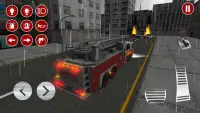 Fire Truck Driving Simulator Screen Shot 1