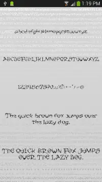 Tattoo Fonts for Android Screen Shot 1