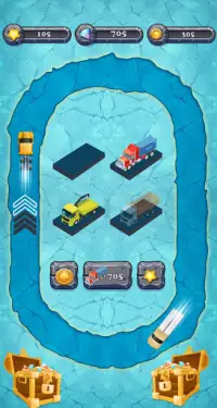 Truck Merger - Автомобильная игра в стиле Idle Screen Shot 1