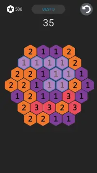 Make Star - Hex puzzle game Screen Shot 2