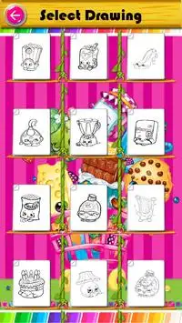 Coloring Pages for Shopkins Screen Shot 3