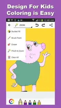 Peppy Pig Coloring for Kids Screen Shot 0