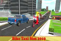 Bike Taxi Rider Sim 2019 Screen Shot 7